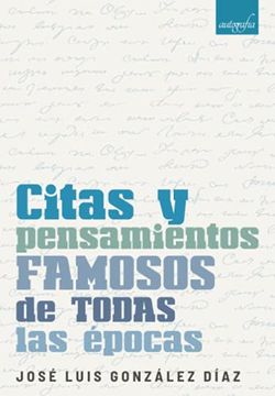 portada Citas y Pensamientos Famosos de Todas las Épocas (in Spanish)