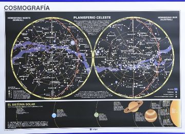 portada Cosmograf’a, planisferio celeste / —rbitas y eclipses: Cosmografía (Láminas de Ciencias de La Tierra)