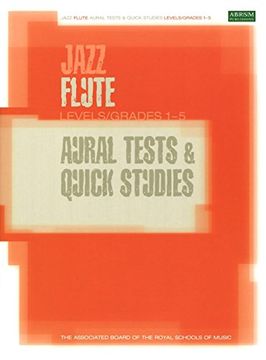 portada Jazz Flute Aural Test & Quick Studies Book Levels (en Inglés)