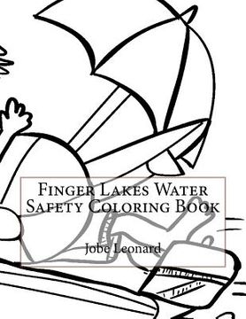 portada Finger Lakes Water Safety Coloring Book (en Inglés)