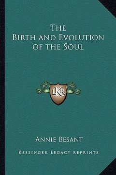 portada the birth and evolution of the soul (in English)