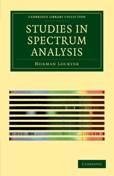 portada Studies in Spectrum Analysis (Cambridge Library Collection - Physical Sciences) (in English)