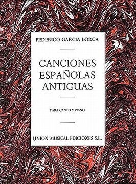 portada canciones espanolas antiguas: para canto y piano (in Spanish)