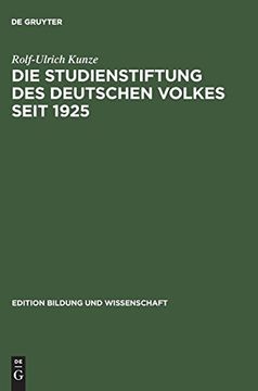 portada Die Studienstiftung des Deutschen Volkes Seit 1925 