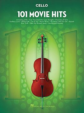 portada 101 Movie Hits For Cello (en Inglés)