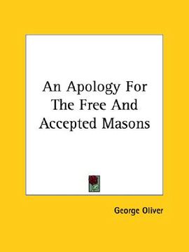 portada an apology for the free and accepted masons