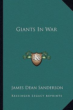 portada giants in war (en Inglés)