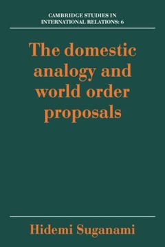 portada The Domestic Analogy and World Order Proposals (Cambridge Studies in International Relations) (in English)