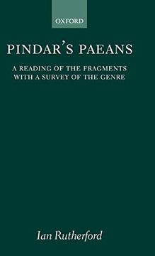 portada Pindar's Paeans: A Reading of the Fragments With a Survey of the Genre 