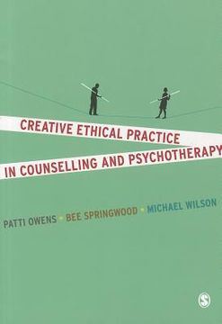 portada Creative Ethical Practice in Counselling & Psychotherapy