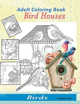 portada Birds Adult Coloring Book: Bird Coloring Books 