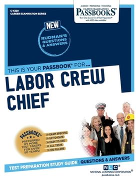 portada Labor Crew Chief (C-4329): Passbooks Study Guide Volume 4329 (en Inglés)