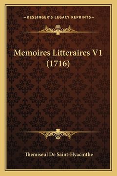 portada Memoires Litteraires V1 (1716) (en Francés)