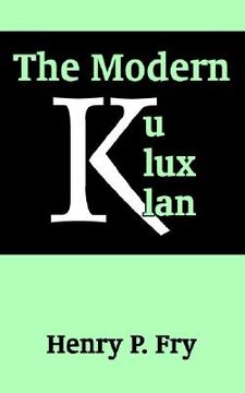 portada the modern ku klux klan (en Inglés)