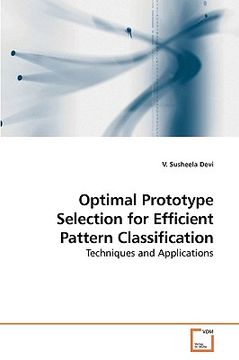 portada optimal prototype selection for efficient pattern classification (en Inglés)