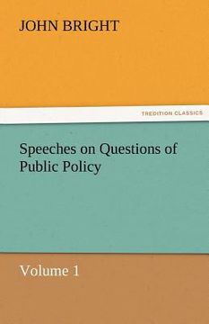 portada speeches on questions of public policy