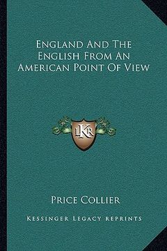 portada england and the english from an american point of view (en Inglés)