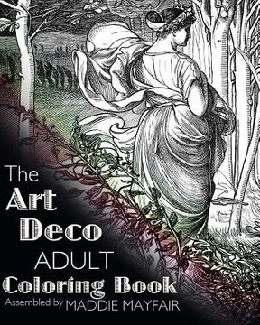 portada The Art Deco Adult Coloring Book (en Inglés)