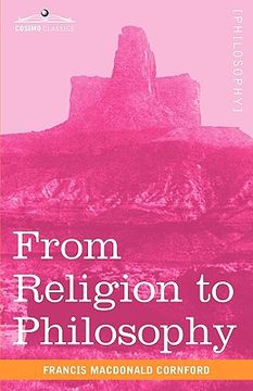 portada from religion to philosophy: a study in the origins of western speculation (in English)