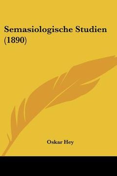 portada semasiologische studien (1890) (en Inglés)