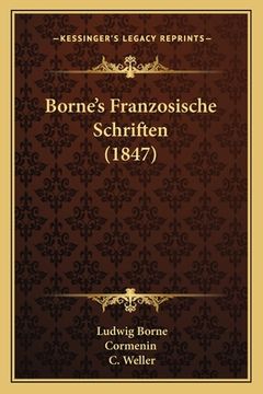 portada Borne's Franzosische Schriften (1847) (en Alemán)