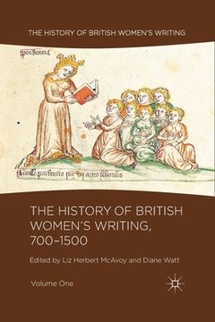 portada The History of British Women's Writing, 700-1500, Volume One