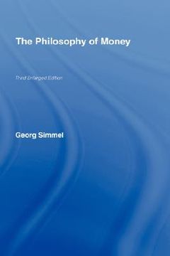 portada the philosophy of money (en Inglés)