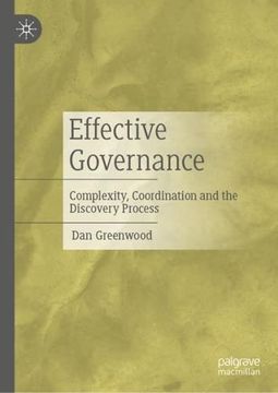 portada Effective Governance and the Political Economy of Coordination (en Inglés)