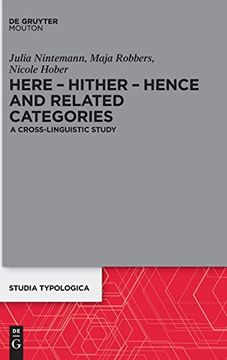 portada Here Hither Hence and Related Categories a Cross-Linguistic Study 