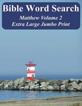 portada Bible Word Search Matthew Volume 2: King James Version Extra Large Jumbo Print (in English)
