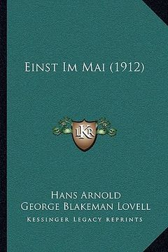 portada Einst Im Mai (1912) (in German)