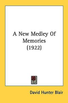 portada a new medley of memories (1922) (in English)