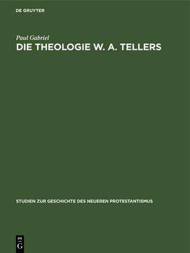 portada Die Theologie w. A. Tellers (en Alemán)