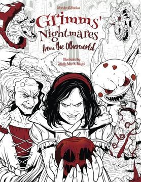 portada Grimms'Nightmares From the Otherworld: Adult Coloring Book (Horror, Halloween, Classic Fairy Tales, Stress Relieving) (en Inglés)