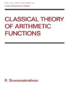 portada classical theory of arithmetic functions (en Inglés)