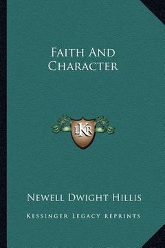 portada faith and character (en Inglés)