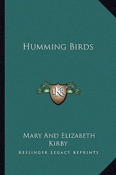 portada humming birds (en Inglés)