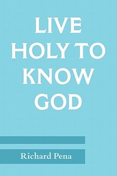 portada live holy to know god (in English)