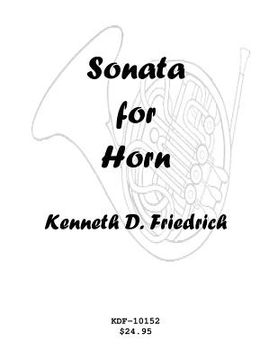 portada Sonata for Horn (en Inglés)