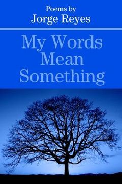 portada my words mean something (in English)