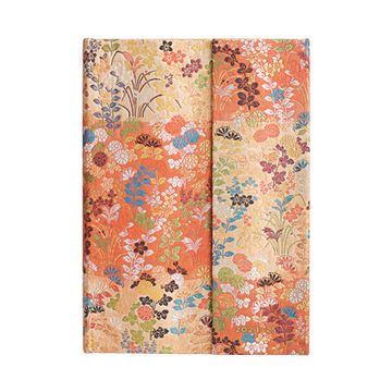 portada Paperblanks | 2024–2025 Weekly Planner | Kara-Ori | Japanese Kimono | 18-Month | Midi | Horizontal | Wrap | 208 pg | 80 gsm (en Inglés)
