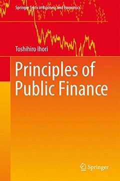 portada Principles of Public Finance (Springer Texts in Business and Economics) (en Inglés)