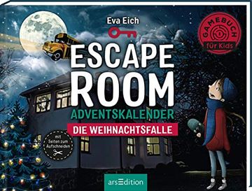 portada Escape Room. Die Weihnachtsfalle. Das Original: Der Neue Escape-Room-Adventskalender von eva Eich für Kinder: Löse 24 Rätsel und Öffne den Ausgang (en Alemán)