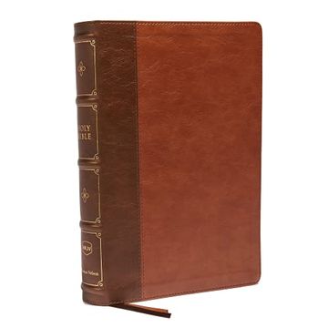 portada Nkjv, Large Print Verse-By-Verse Reference Bible, Maclaren Series, Leathersoft, Brown, Comfort Print: Holy Bible, new King James Version 