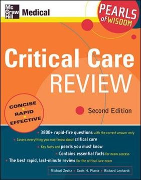 portada Critical Care Review: Pearls of Wisdom, Second Edition (en Inglés)