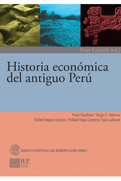 portada Historia Económica del Antiguo Perú (in Spanish)