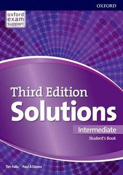 portada Solutions Intermediate Student's Book Oxford (en Inglés)