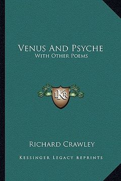 portada venus and psyche: with other poems (in English)