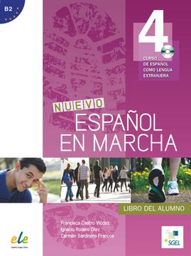 portada Nuevo Español en Marcha 4. Libro del Alumno Curso de Español Como Lengua Extranjera. B2. + cd