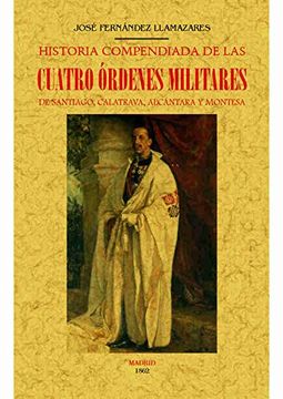 portada Historia Compendiada de las Cuatro Órdenes Militares de Santiago, Calatrava, Alcántara y Montesa